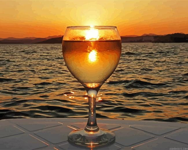 Beautiful Sunset Glass Painting By Numberss.png
