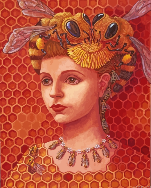 Bee Woman Painting By Numbers.png