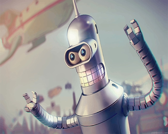 Bender Bending Rodriguez New Painting By Numberss.png