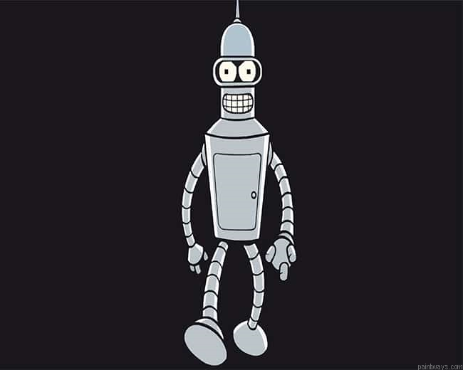 Bender Robot New Painting By Numberss.png
