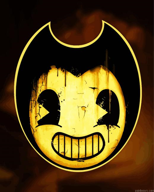 Bendy Character Head Painting By Numberss.png