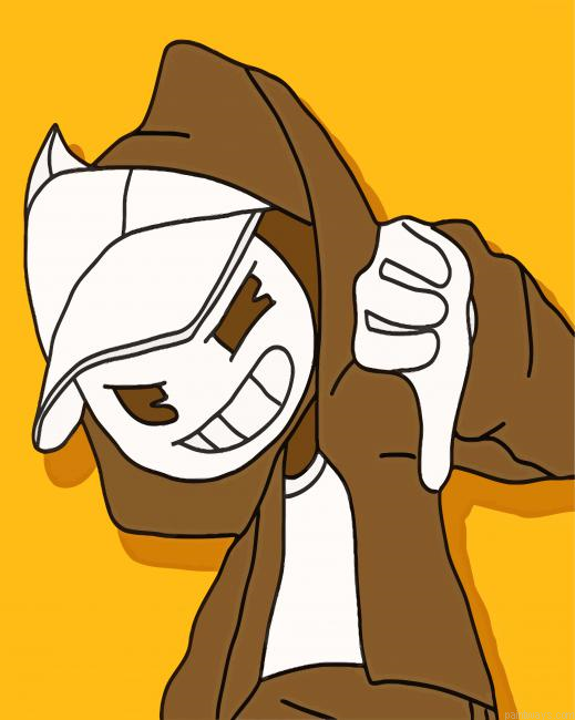 Bendy Character Painting By Numberss.png