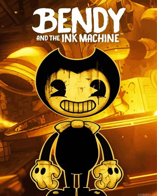 Bendy Video Game Painting By Numberss.png