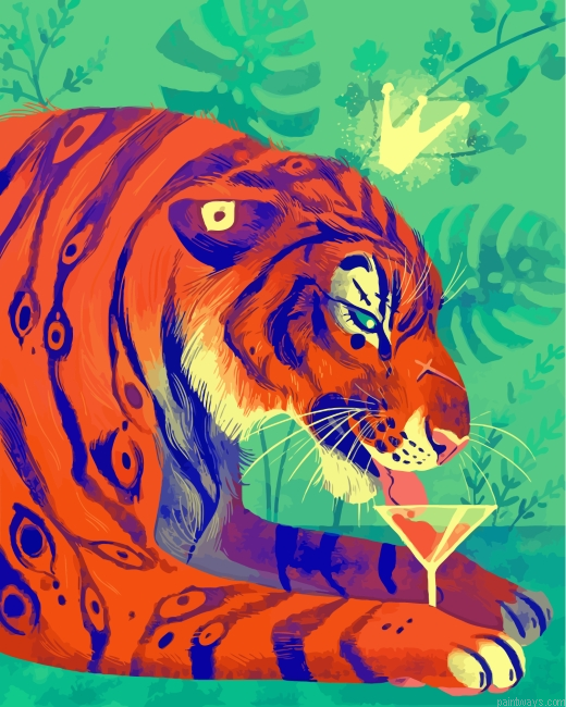 Bengal Tiger Painting By Numbers.png