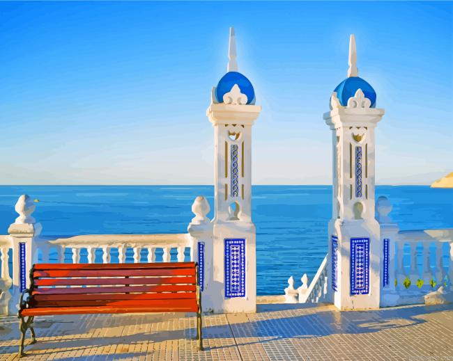 Benidorm Sea View Painting By Numberss.png
