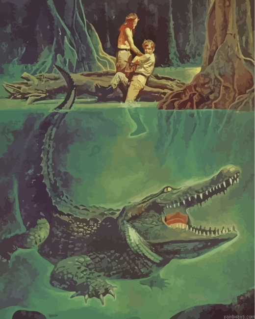Big Alligator Painting By Numbers.png