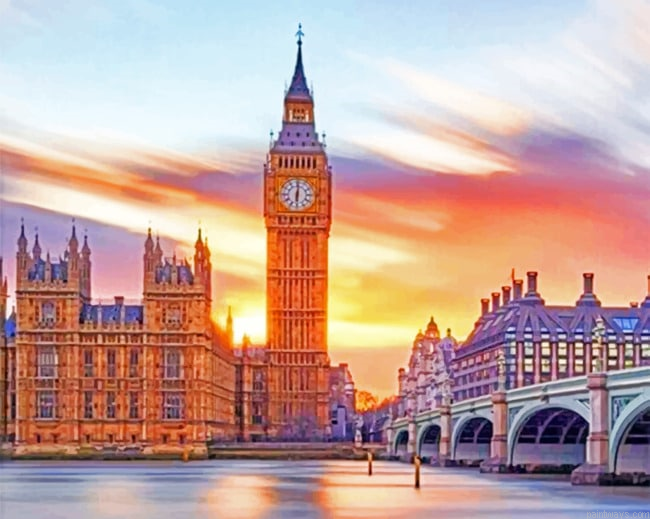 Big Ben London Cities Paint By Numbers.png