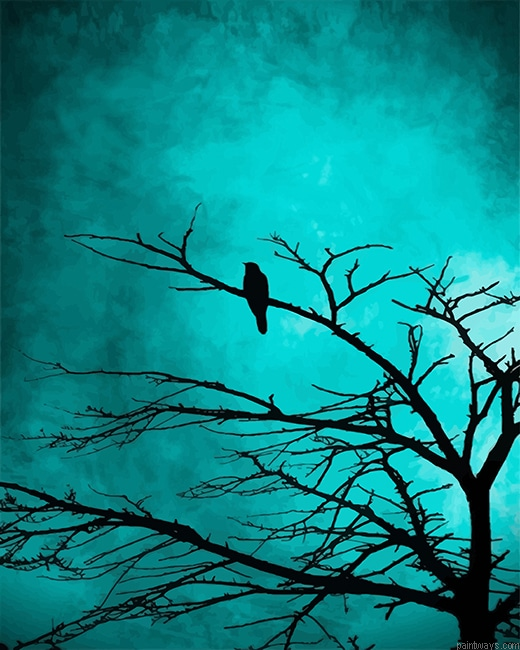 Bird Fall Autumn New Painting By Numberss.png
