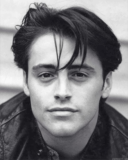 Black And White Joey Tribbiani New Painting By Numberss.png