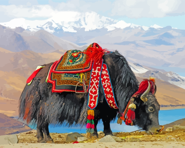 Black Himalayan Yak Painting By Numberss.png