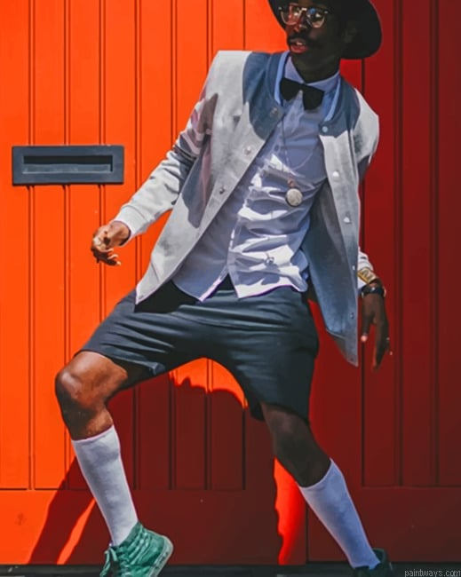 Black Man Dancing Painting By Numberss.png