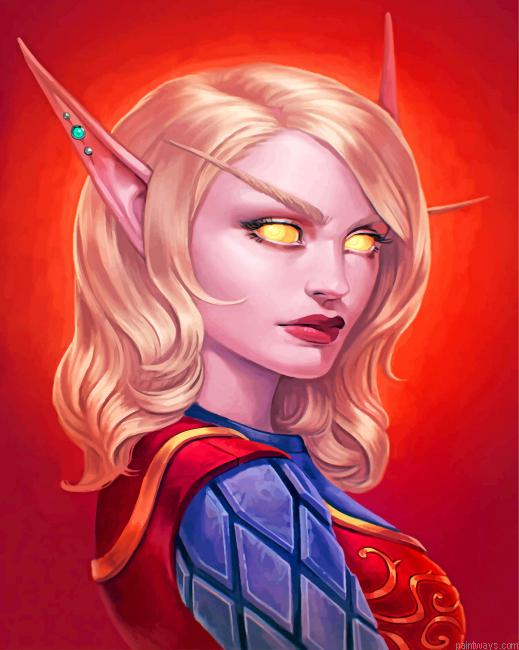 Blonde Elf Painting By Numbers.png