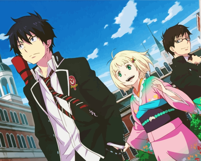 Blue Exorcist Characters Painting By Numbers.png