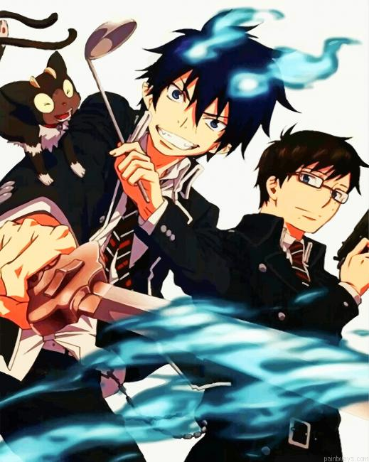 Blue Exorcist Painting By Numbers.png