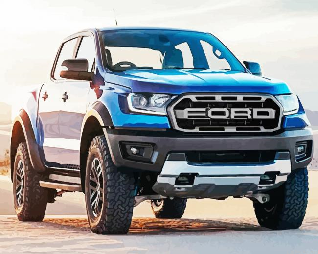Blue Ford Ranger Painting By Numberss.png