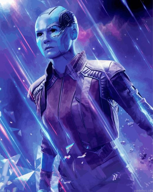 Blue Nebula Character Painting By Numberss.png