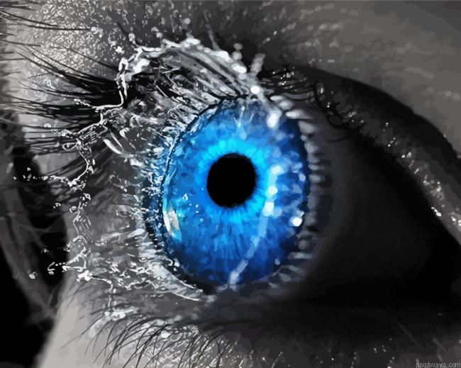 Blue Splash Eyes Painting By Numberss.png