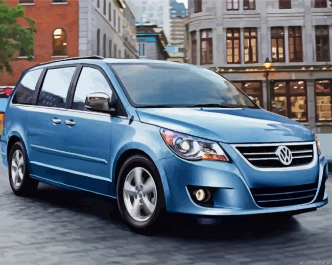 Blue Volkswagen Routan Painting By Numberss.png