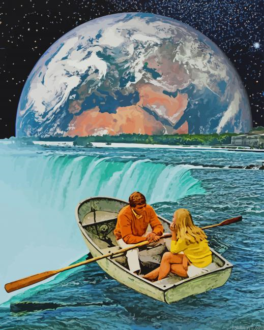 Boat In Space Art Work New Painting By Numberss.png