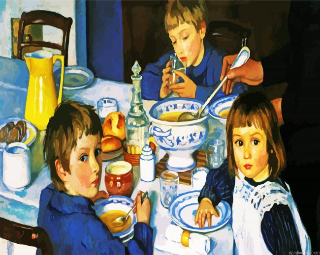 Bothers Dinner Painting By Numberss.png