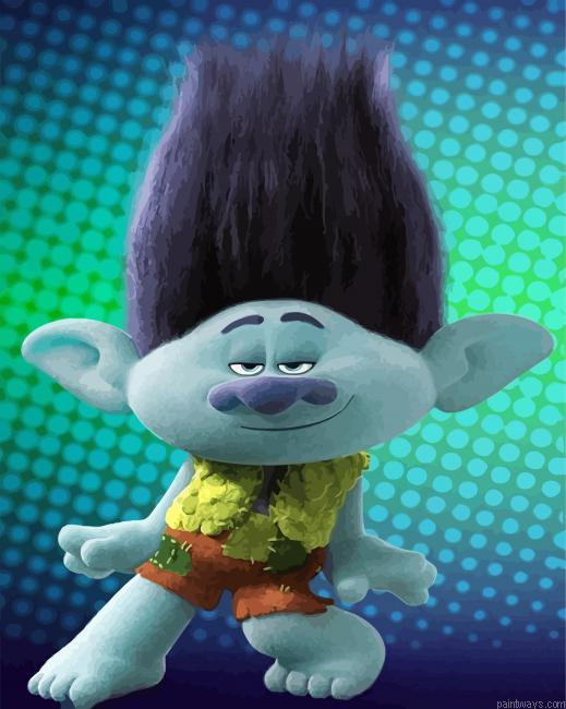 Branch Trolls Character Painting By Numberss.png