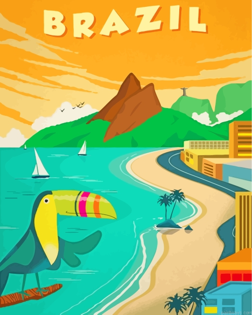 Brazil Poster Painting By Numberss.png