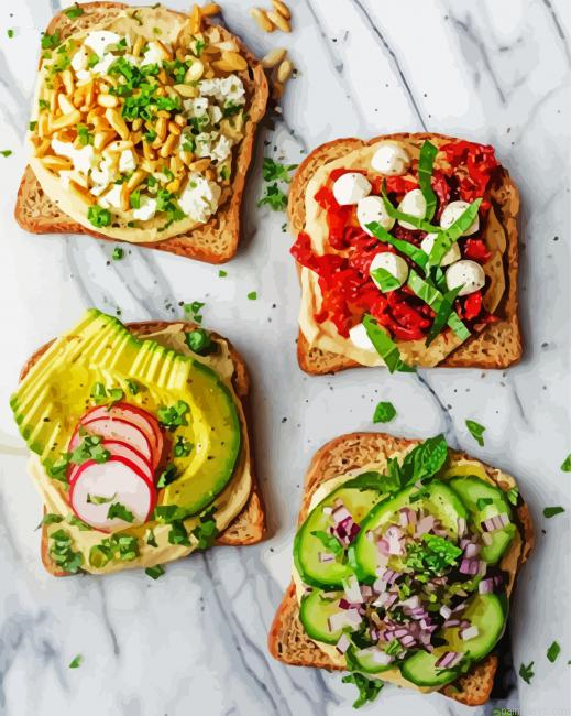 Breakfast Toasts Painting By Numberss.png