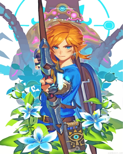 Breath Of Zelda Painting By Numbers.png