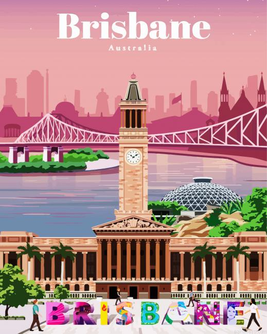 Brisbane Buildings Poster Painting By Numberss.png
