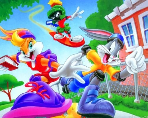 Bugs Bunny Cartoon Painting By Numbers.png