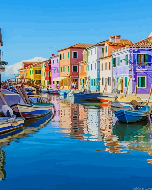 Burano Venice Italy New Painting By Numberss.png