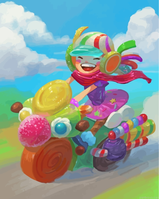 Candy Girl Painting By Numbers.png