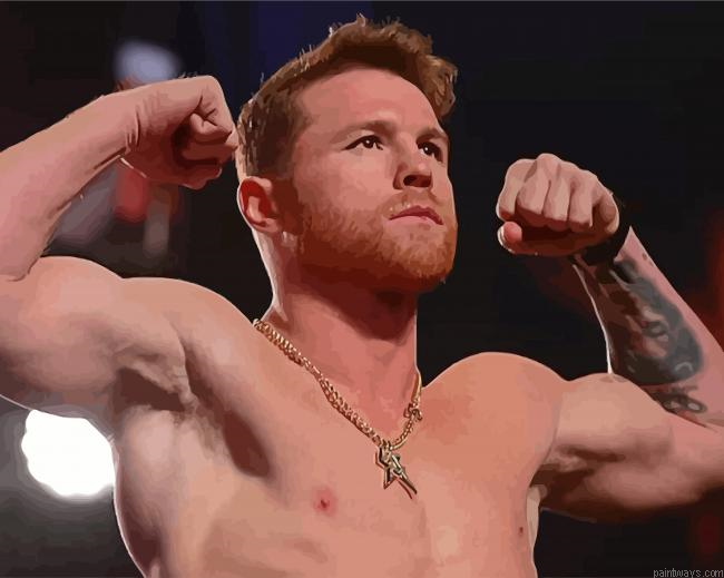 Canelo Alvarez Boxer Painting By Numberss.png
