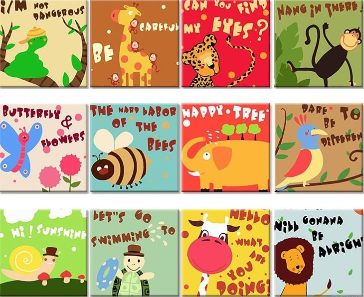 Cartoon Animals Animals Painting By Numberss.png