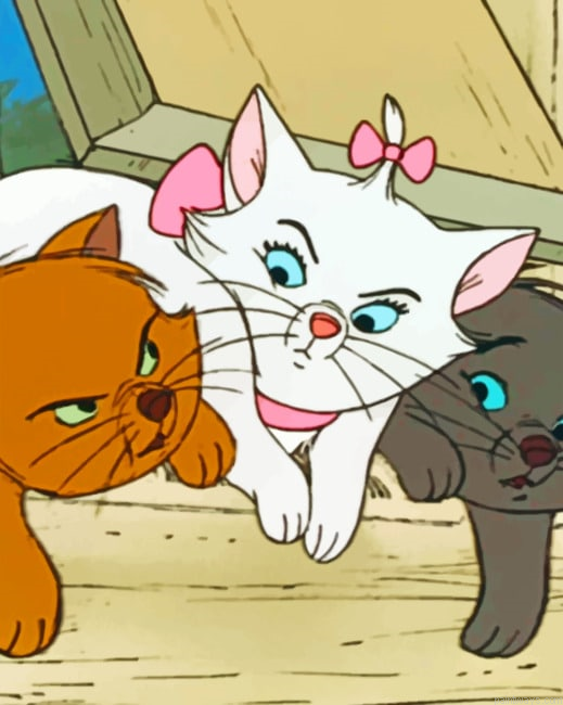 Cartoon Cats Animations Painting By Numberss.png