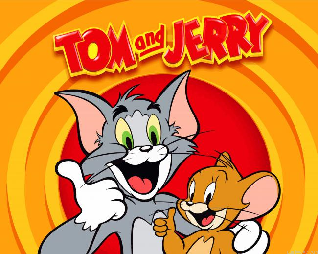 Cartoon Tom And Jerry Painting By Numbers.png