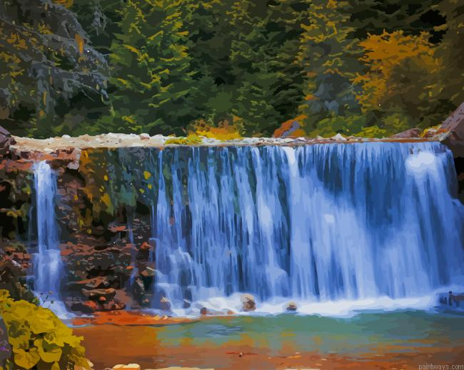Cascade Waterfall New Painting By Numberss.png