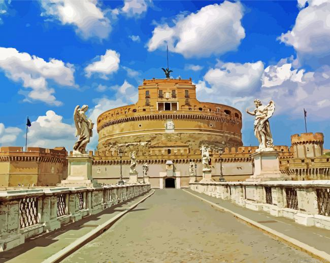 Castel Santangelo Painting By Numberss.png