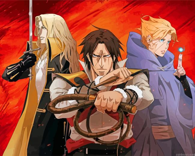 Castlevania Japanese Characters Painting By Numberss.png