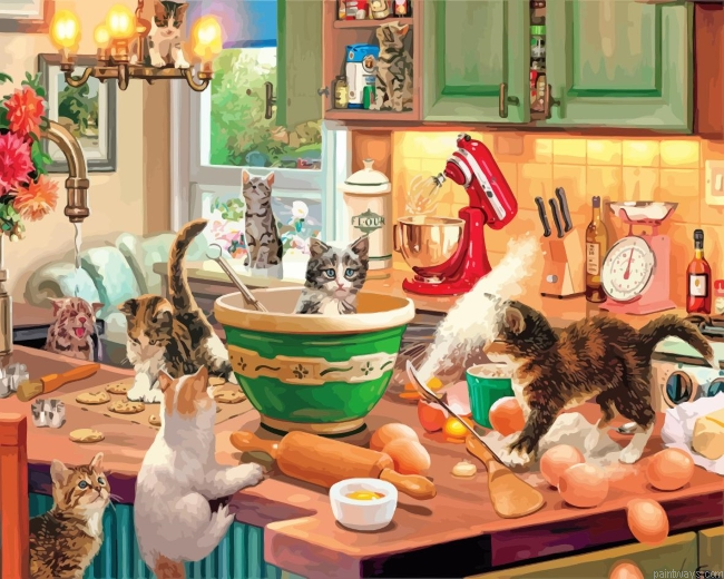 Cats In The Kitchen Painting By Numbers.png