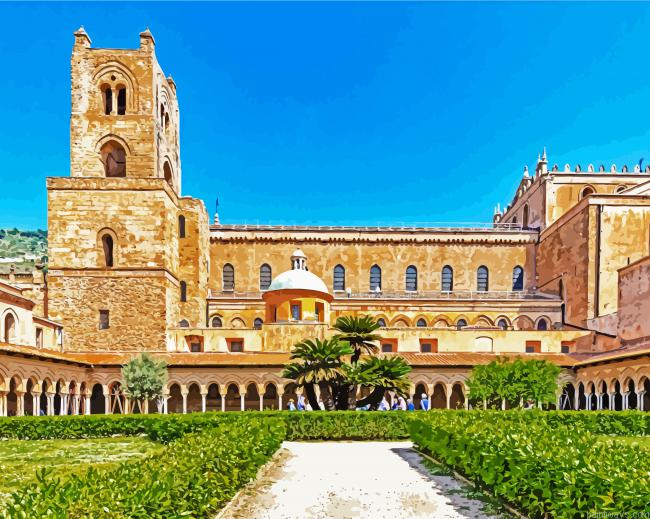 Cattedrale Di Monreale Painting By Numberss.png