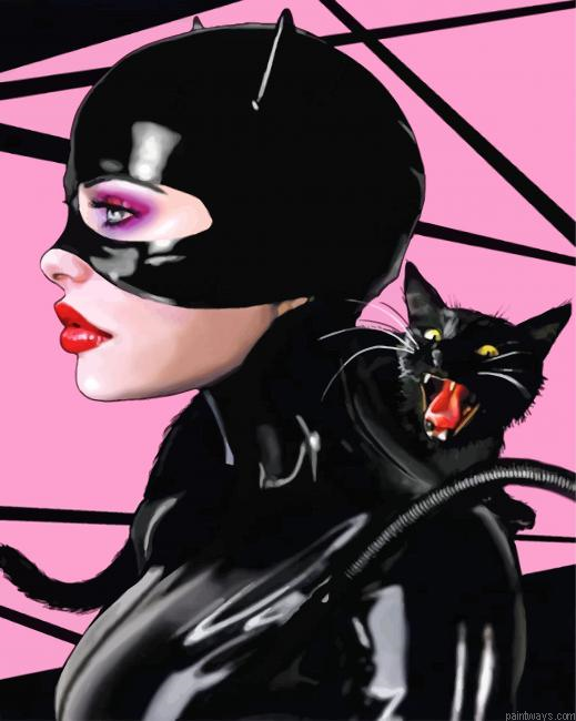 Catwoman Hero Painting By Numbers.png