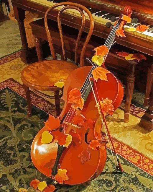 Cello Autumn New Painting By Numberss.png