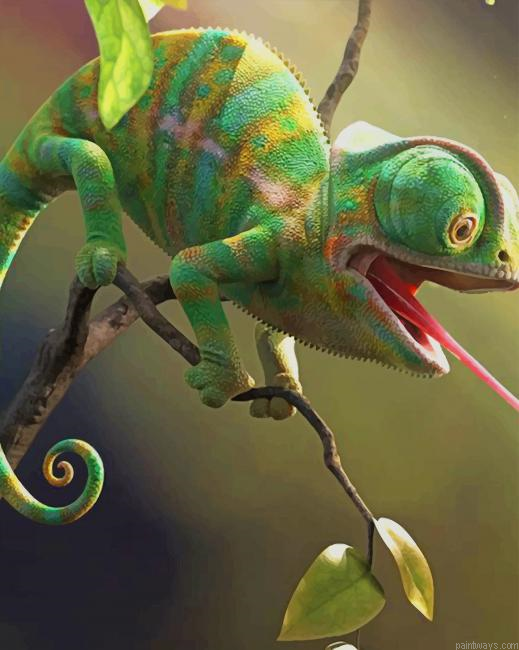 Chameleon New Painting By Numberss.png
