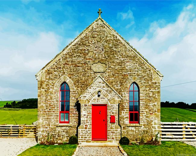 Chapel Facade Painting By Numberss.png