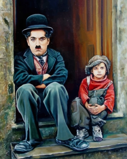 Charlie Chaplin New Painting By Numberss.png