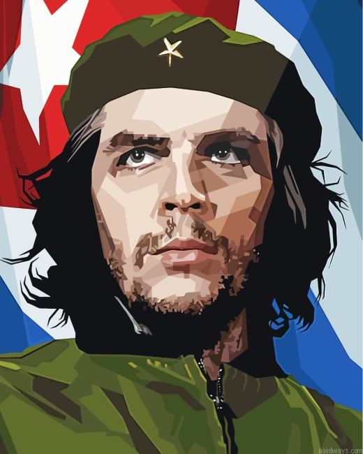 Che Guevara Illustration Painting By Numbers.png