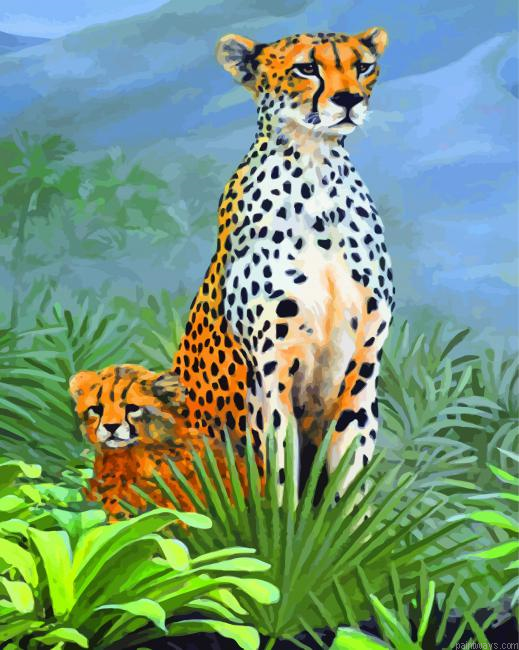 Cheetah Animal Painting By Numbers.png
