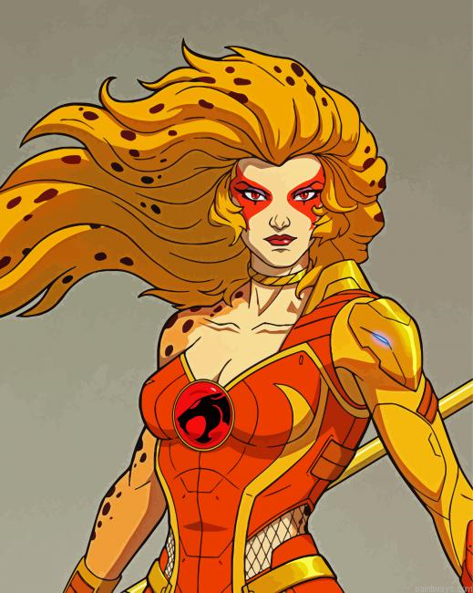 Cheetara Character Painting By Numberss.png