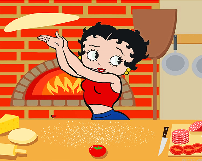 Chef Betty Boop Painting By Numbers.png